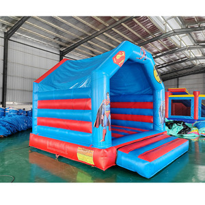 Commercial Grade PVC <b>Inflatable</b> Bouncer Superhero Kids Playhouse Outdoor Bounce Jumping Castle Party Rental Jumper - Product Image 1
