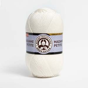 Ören Madame Petite El Örü İpi 100 Gram 100% Hilo acrílico Blanco brillante No 111 - Product Image 1