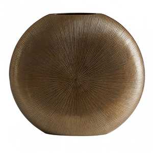 Florero decorativo chapado en oro para el hogar decorativo de alta calidad Metal plata Mesa macetas jarrón para sala de estar - Product Image 3