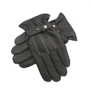 Gants en cuir de mouton thermique de qualité supérieure en gros, compatibles avec les écrans tactiles, élégants pour la conduite, le cyclisme et les activités de plein air - Product Image 5