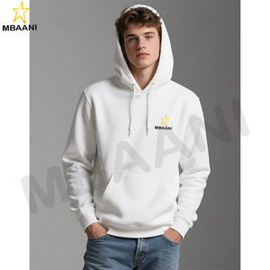 Unisex <b>White</b> Color Hoodies Hooded <b>Sweatshirt</b> Athletic Hoodie Sweat Shirt. - Product Image 2