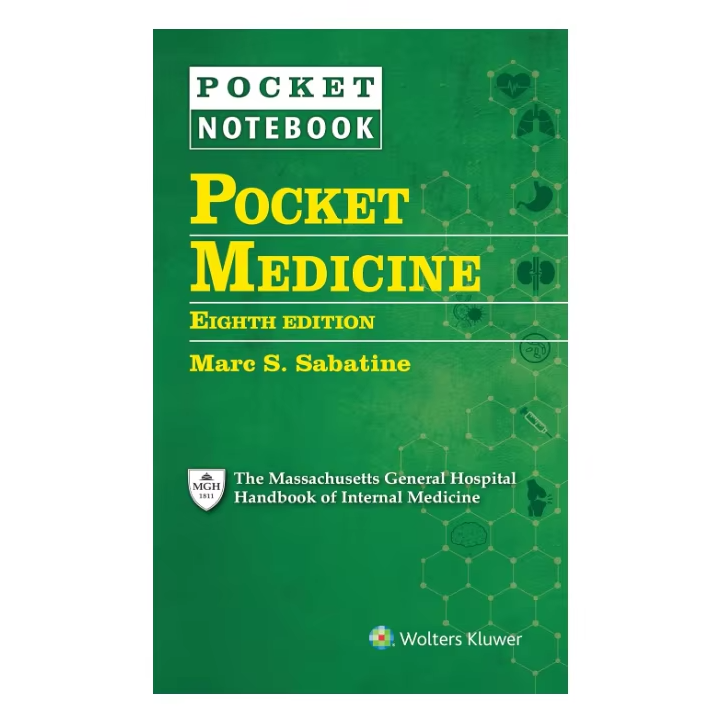 Pocket Medicine 8th Edition | Portable Internal Medicine Reference Education Paperback (666 Pages Wholesale Supply)