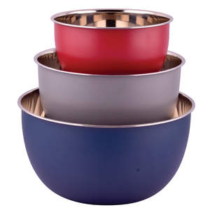 Bol à mélanger en acier inoxydable Ensemble de 3 pièces - Product Image 1