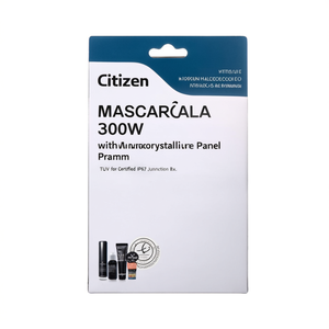 Panneau solaire monocristallin Citizen Solar 300W avec cadre en aluminium, boîte de jonction certifiée TUV IP67 - Product Image 2