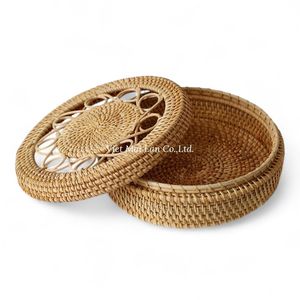 Handmade <b>Rattan</b> <b>Storage</b> <b>Box</b> From Vietnam Woven With Natural Fiber For Home Organization And Sustainable Interior Styling - Product Image 1