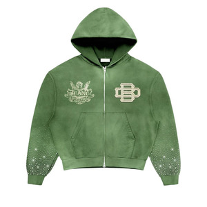 Dernière conception de sweat à capuche en molleton de coton 400 Gsm de haute qualité avec sweats à capuche de sérigraphie respirants pour hommes - Product Image 1