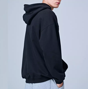 Sweatshirts à capuche pour hommes en coton 100% surdimensionnés avec impression numérique pour un port quotidien décontracté et chaud et une mode de rue - Product Image 5