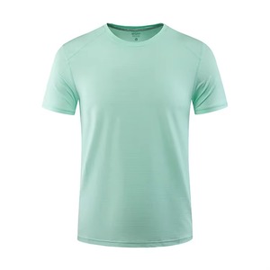 2025 camisetas de poliéster de LICRA transpirables de secado rápido FZ para hombre, Camiseta deportiva cómoda de manga corta - Product Image 1