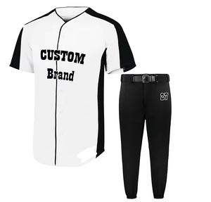 Maillots de baseball respirants personnalisables, ensembles confortables au design grande taille pour vêtements de softball - Product Image 3