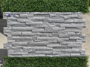 Carreaux de revêtement mural en céramique classique antique moderne 12 mm Finition mate émaillée Antidérapant Mur extérieur Gris Famille de couleurs Inde - Product Image 3