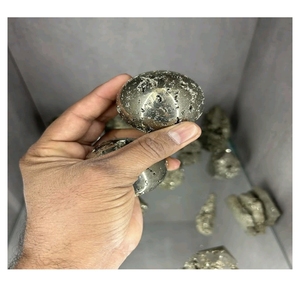 Sphère de pyrite, pierre précieuse naturelle du Gujarat, cristal de haute qualité, boule de cristal sculptée, objet de collection, cadeau en cristal, brillance druzy - Product Image 3