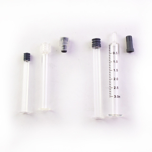बोरोसिलिकेट ग्लास ल्यूयर लॉक सीरिंज 0.5 मिली 1 मिलीलीटर 1.5 मिलीलीटर पुनः प्रयोज्य मोटी तरल पदार्थ तेल पशु चिकित्सक का उपयोग करते हैं - Product Image 5