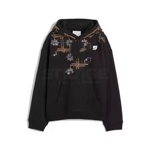 Diseña tu Propia Sudadera con Pedrería para Hombre, Corte Regular, Felpa de Alta Calidad, Ecológica, de Secado Rápido y Transpirable - Product Image 1