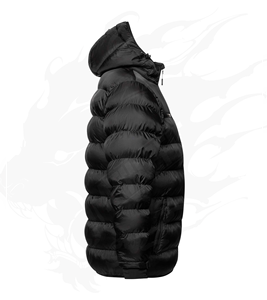 Chaqueta de burbuja fina Athlefit de alta calidad para hombre, chaqueta personalizada con cierre de cremallera, venta al por mayor, estilo informal de moda, opción de talla grande - Product Image 4