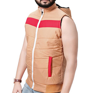 Chaleco acolchado ligero con aislamiento para hombre de calidad superior, chaquetas acolchadas sin mangas cortavientos personalizadas - Product Image 5