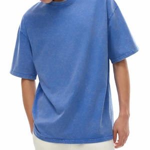 Camiseta Extra Grande para Hombre, Lavada al Ácido, Personalizada, de Alta Calidad, 100% Algodón, Unisex, Estilo Urbano, Lavado a la Piedra, Impresión Personalizada, Ecológica, Gruesa - Product Image 4