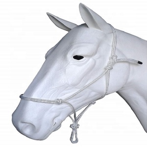 Collier de tête de cheval licou en corde d'extérieur classique équestre personnalisé maison d'équitation magasin Kanpur fabricant Inde - Product Image 1