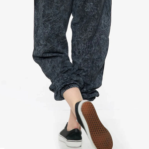 Pantalones Deportivos de Color Sólido al por Mayor para Hombre y Mujer, Pantalones Deportivos Suaves de Estilo Urbano, Pantalones Casuales de Felpa de Algodón, Pantalones Rectos Lavados - Product Image 5