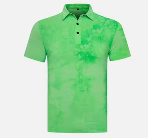Polos Tie Dye, precio barato, moda superior, 100% poliéster, transpirable, secado rápido, servicio OEM, los mejores polos Tie Dye para hombre - Product Image 3