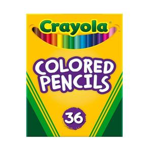 ดินสอสีเครย์-โอลาแบบใหม่ (36 สี) ชุดดินสอสำหรับเด็ก ดินสอสำหรับระบายสีแบบเหลาสำเร็จรูป สำหรับเด็กและผู้ใหญ่ อุปกรณ์ศิลปะและงานฝีมือ - Product Image 1