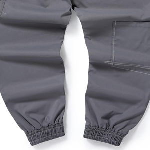 กางเกงขาตรงผ้าฝ้ายระบายอากาศสำหรับผู้ชายกางเกงทำงานผ้าฝ้ายแบบปรับแต่งได้ตามต้องการทนทานสวมใส่ได้ทุกวัน - Product Image 3