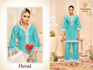 คอลเลกชั่นชุดคอลเล็คชั่นคอตตอนทรงหลวมสำหรับปาร์ตี้ฤดูร้อนเสื้อผ้าอินเดียและปากีสถาน - Product Image 3