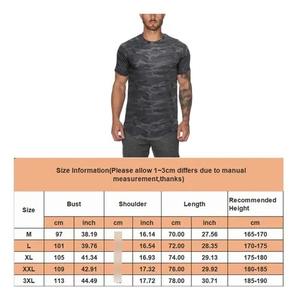 Camiseta deportiva de poliéster antiestática para hombre, camiseta de gimnasio que absorbe la humedad, ropa deportiva duradera, entrenamiento de secado rápido, venta al por mayor, camiseta de Fitness - Product Image 6
