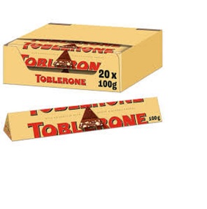 Barre de chocolat au lait suisse 100g Chocolat triangle emblématique - Product Image 1