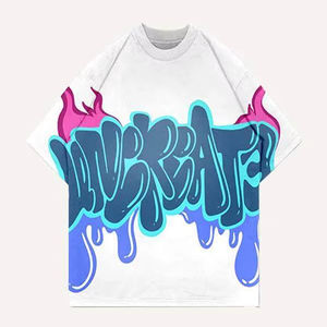 Boxy Dtg Print Graphic T-Shirts for Men Oversized T Shirt Cotton Oversized Heavyweight <b>Cropped</b> Boxy T-Shirt Printed T-shit Adult - Product Image 1