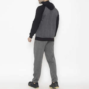 Ensemble survêtement jogging deux pièces en molleton 100% coton de haute qualité réfléchissant décontracté pour homme Prix raisonnable - Product Image 4