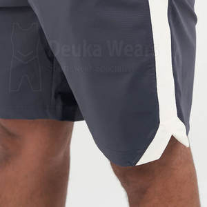 Shorts décontractés pour hommes en coton 100% personnalisables, avec poches zippées, séchage rapide, confortables, taille mi-haute, pour l'été et la gym, avec logo personnalisé, vente en gros - Product Image 6