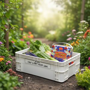 <b>Crates</b> 3-<b>Pack</b> White Label Allit Storage <b>Crates</b> - Product Image 3