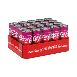 Coca-Cola Cherry Soda 12oz (355ml) sans caféine, lot de 24 canettes - Product Image 1