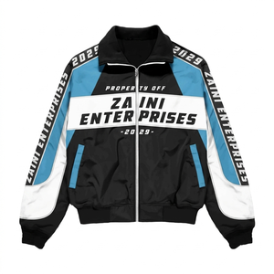 Chaqueta Cortavientos de Invierno para Hombre a Precio Económico, Estilo Urbano, Impermeable, Transpirable, con Cuello Camisero, Color Liso y Logotipo Frontal - Product Image 2