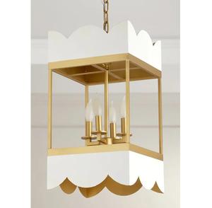 Iluminación de lujo para el hogar chapada en cobre, Decoración elegante, lámpara de araña colgante LED para interiores, lámpara colgante de Metal de diseño moderno y elegante - Product Image 1