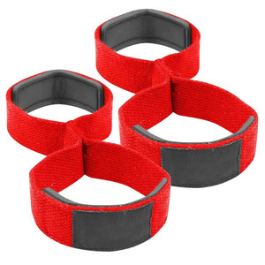 Logo personnalisé unisexe 8 sangles de levage meilleure qualité sangle d'haltérophilie en coton sangle de soutien de poignet - Product Image 1