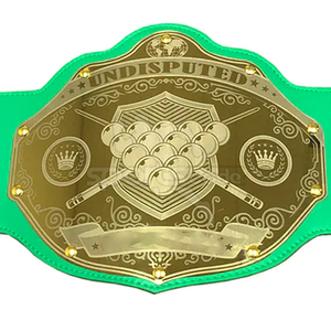 Cinturones de Campeonato de Lucha Libre Unisex de Cuero de Alta Calidad, Ecológicos, Ligeros, con Diseño Personalizado, Código SC-CB-09, Gran Venta - Product Image 4