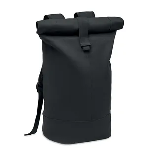 Zurich Sustainable Promotional <b>Backpack</b> <b>Roll</b> Design with Washed Canvas for Merchandising - Product Image 1