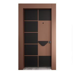 Puerta de Seguridad de Acero ABSDOOR, Estilo Turco Moderno de Lujo, con Relieve, para Entrada de Apartamentos y Hoteles, Aislamiento Térmico Interior, Turquía - Product Image 1