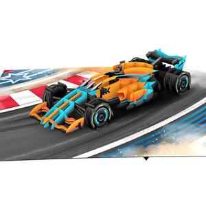 Carte pop-up 3D pour voiture F1, vente en gros de souvenirs du Vietnam pour amoureux de la vitesse, carte de voeux pop-up 3d - Product Image 3