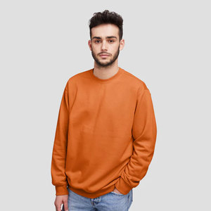 Fábrica personalizada 100% algodón manga larga francés Terry cuello redondo sudadera personalizada 100% algodón hombres cuello redondo impresión sudaderas - Product Image 4