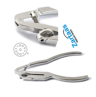 Pince coupante à anneaux en acier inoxydable de haute qualité avec 2 rangées de trous, 17 cm, instruments chirurgicaux manuels certifiés CE Classe I