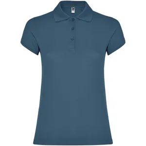 Polo Promocional de Manga Corta con Estampado de Estrellas para Mujer - Product Image 4