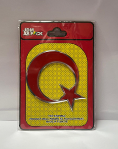 EMBLEMA COCHE Autoadhesivo en Material ABS Aluminio Cromado Tipo Letra. - Product Image 1