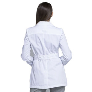 Blusa Blanca de Punto de Manga Larga para Mujer, Bata Médica para Trabajadoras de Laboratorio - Product Image 2