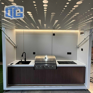 Modular Design Stainless Steel <strong>Units</strong> with BBQ and Sink Outdoor <strong>Kitchen</strong> Shed Weatherproof Structure for Outdoor Leisure Spaces - Product Image 2