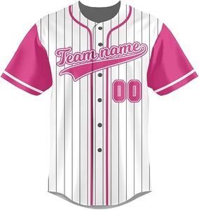 Toronto เสื้อกีฬาสำหรับผู้ชายเสื้อเบสบอล100% โพลีเอสเตอร์และเสื้อซอฟต์บอลระบายอากาศและใส่สบายออกแบบได้ตามต้องการ - Product Image 1