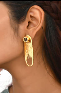 El mejor en el segmento, pendientes de moda de oro únicos y Premium, lindo aniversario, producto a granel al por mayor, precio razonable para boda de mujer - Product Image 5