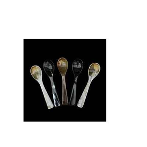 Cuillères en corne de buffle naturelle pure, écologiques, faites à la main, pour la cuisine, sans danger pour les aliments, design personnalisé, pour la maison et les restaurants - Product Image 2