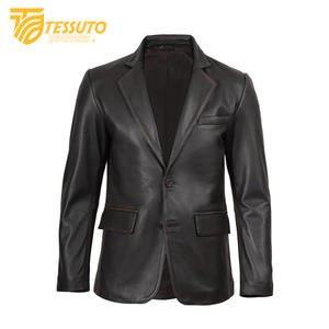 Chaqueta de Cuero de Invierno para Hombre, Hecha a Medida al por Mayor, de Alta Calidad, con Cuello Alto, Impermeable, Transpirable, Estilo Formal - Product Image 3